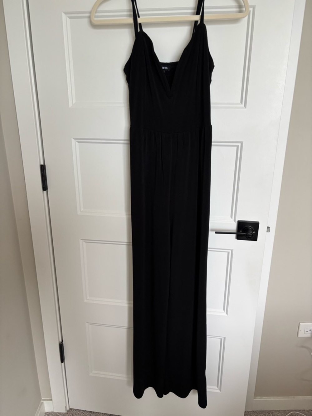 Black V-Neck Jumpsuit